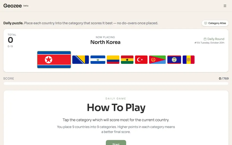 Geozee screenshot