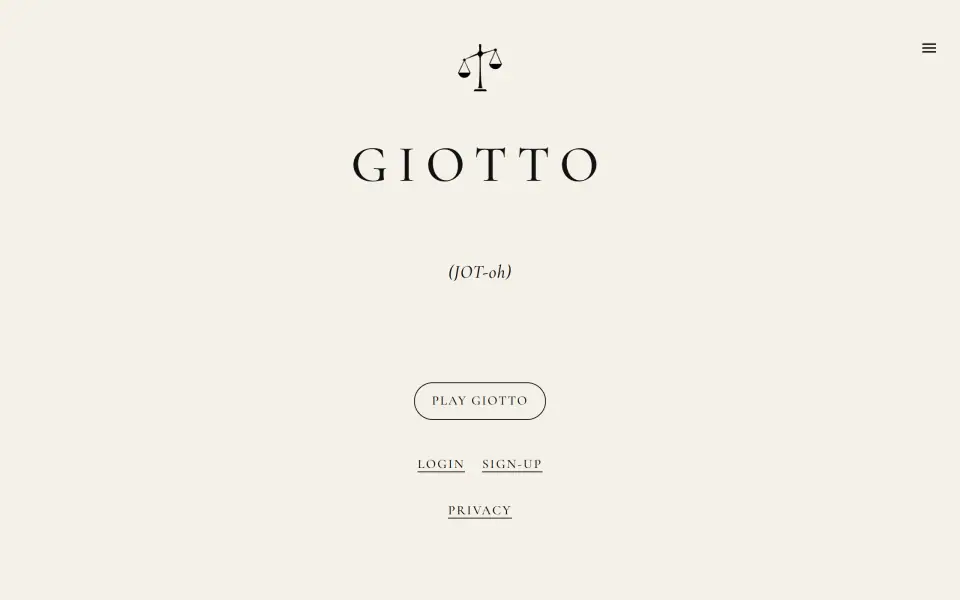 GIOTTO screenshot
