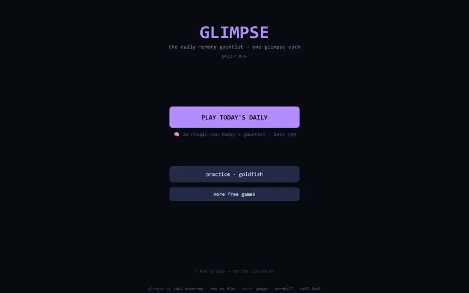 Glimpse screenshot