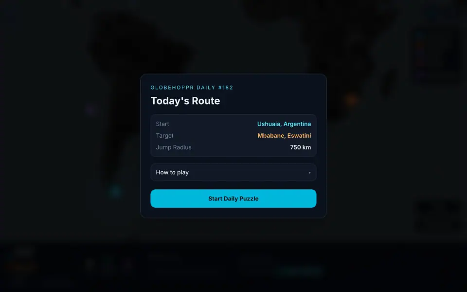 GlobeHoppr screenshot