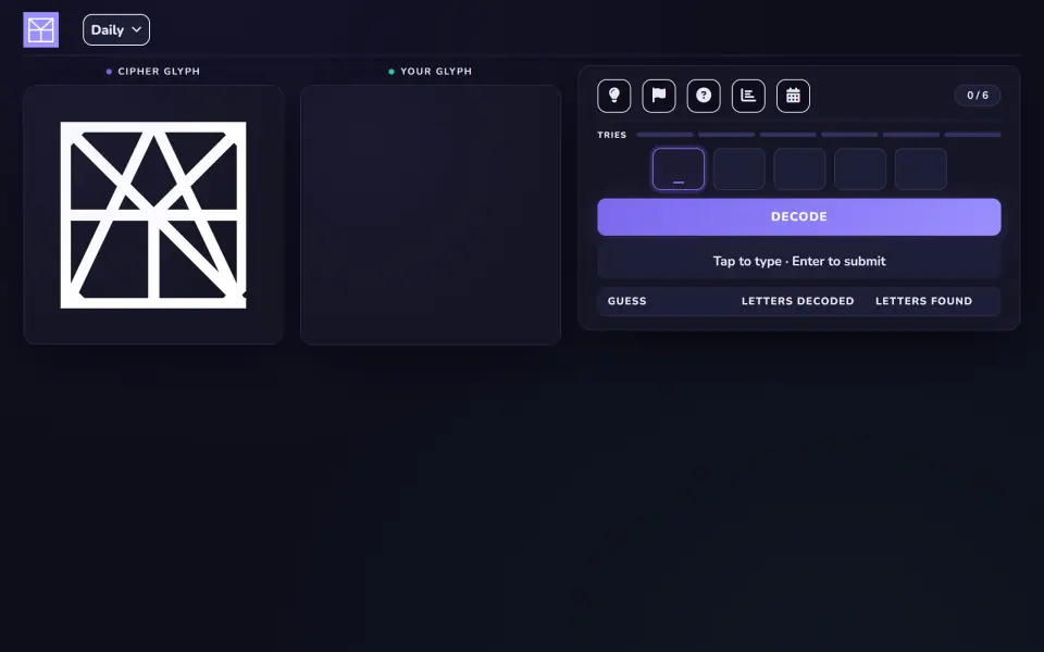 Glyph screenshot