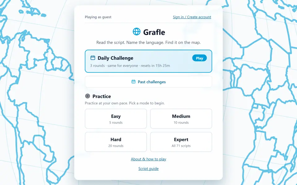 Grafle screenshot