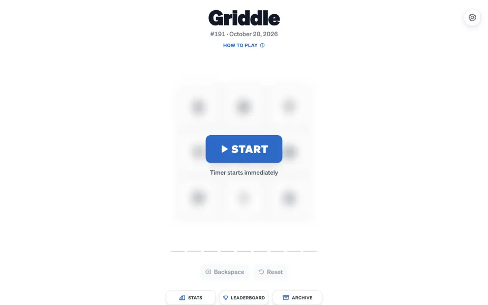 Griddle screenshot