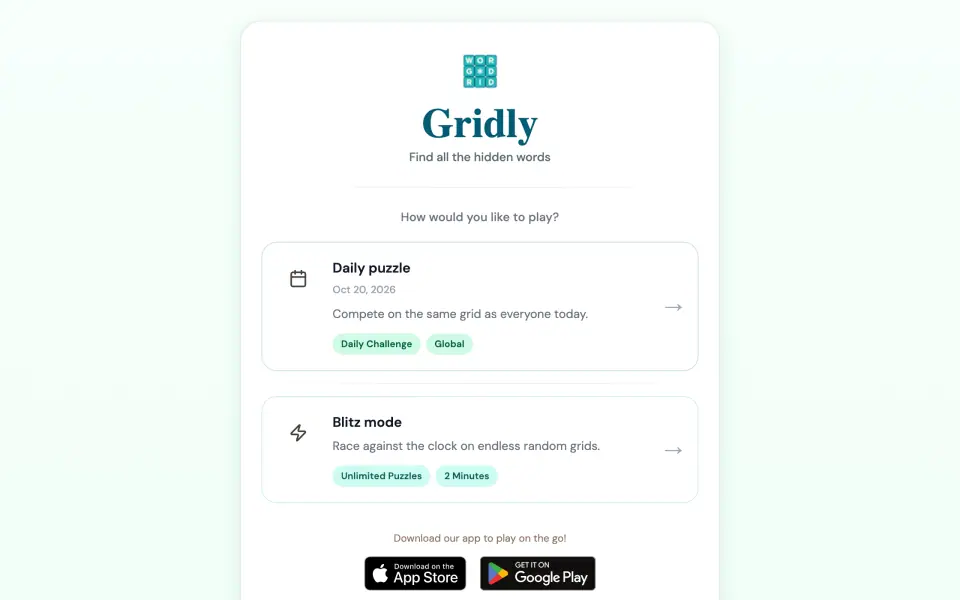 Gridly screenshot