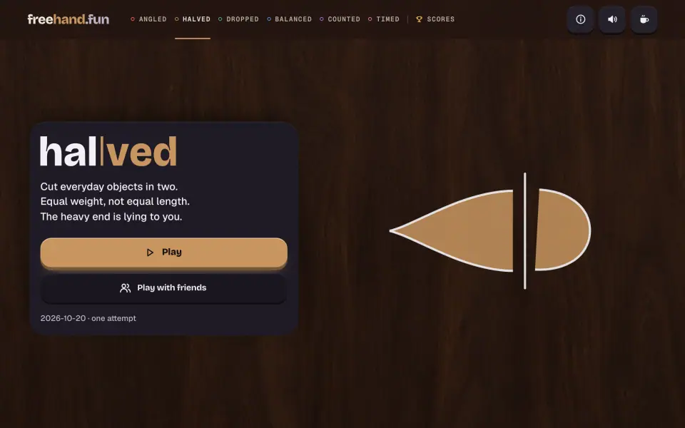Halved screenshot