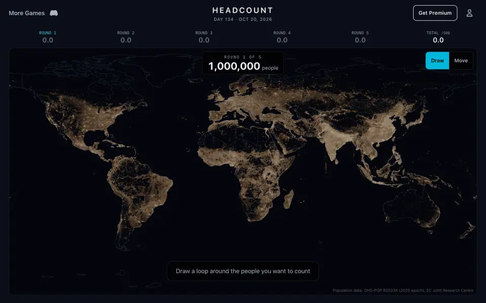 Headcount screenshot