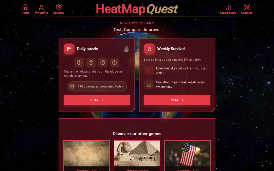 HeatMapQuest screenshot