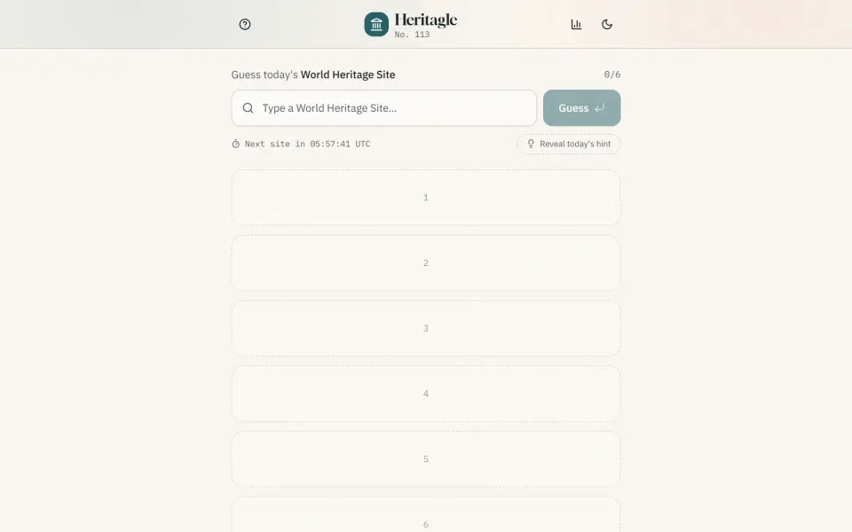 Heritagle screenshot