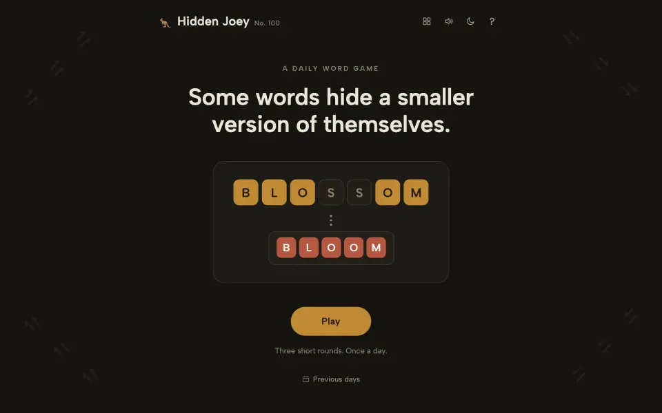 Hidden Joey screenshot