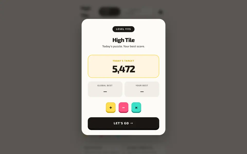 High Tile screenshot