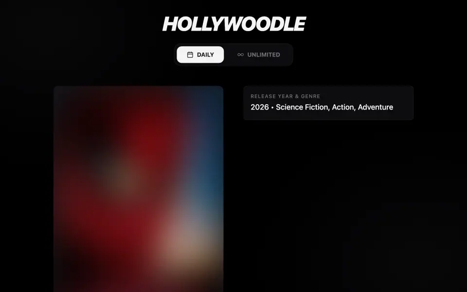 Hollywoodle screenshot