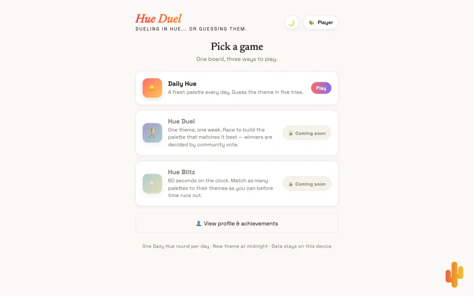 Hue Duel screenshot