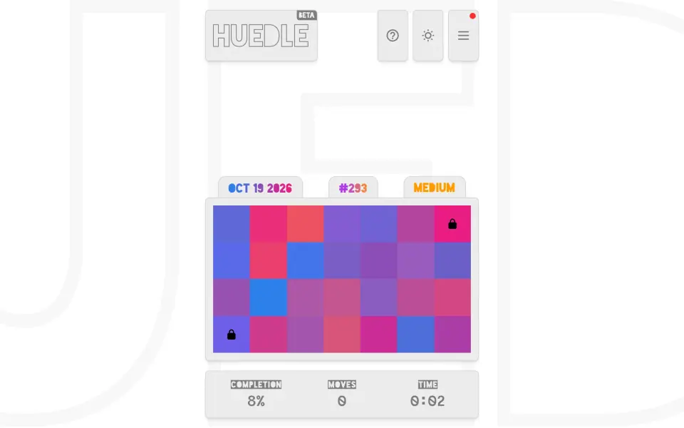 Huedle screenshot