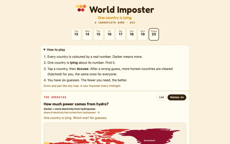 World Imposter screenshot