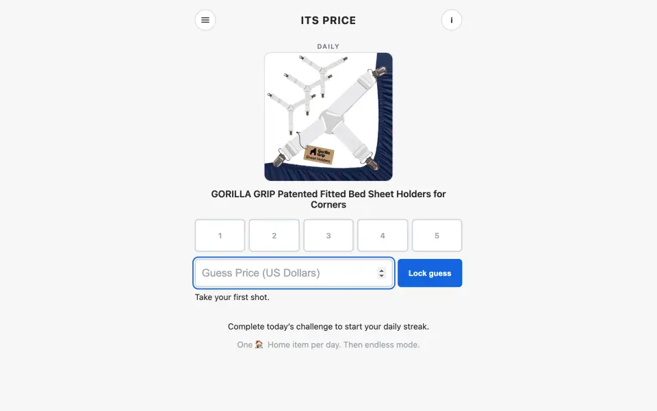 ITS PRICE screenshot