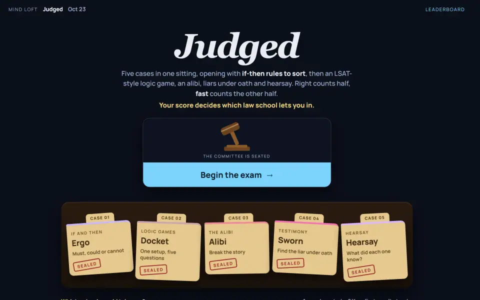 Judged screenshot