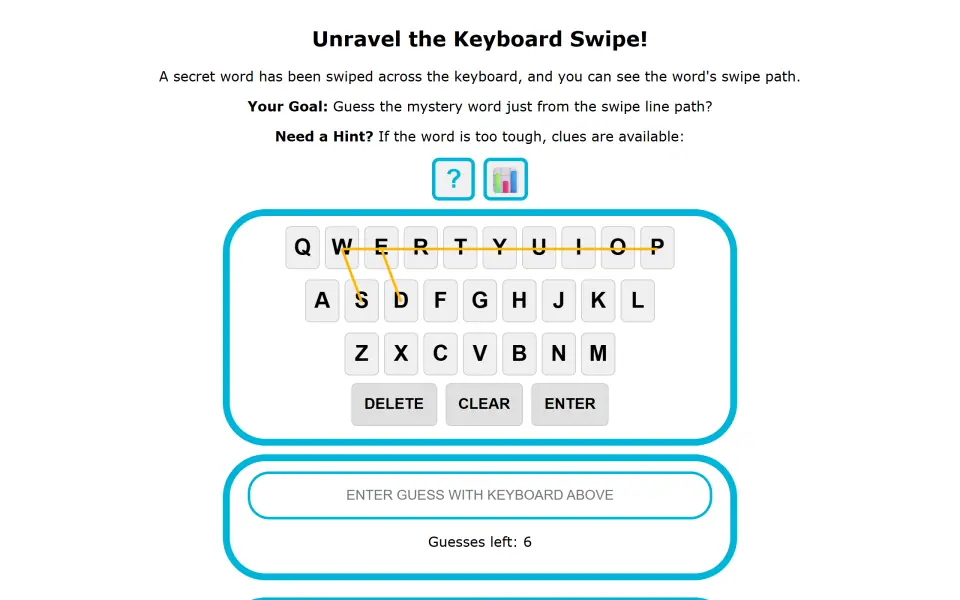 Keyboard Lines screenshot