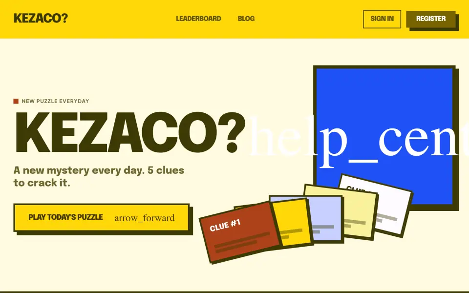 Kezaco screenshot