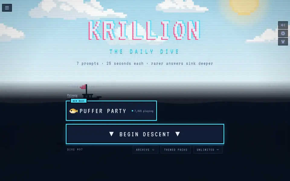 Krillion screenshot