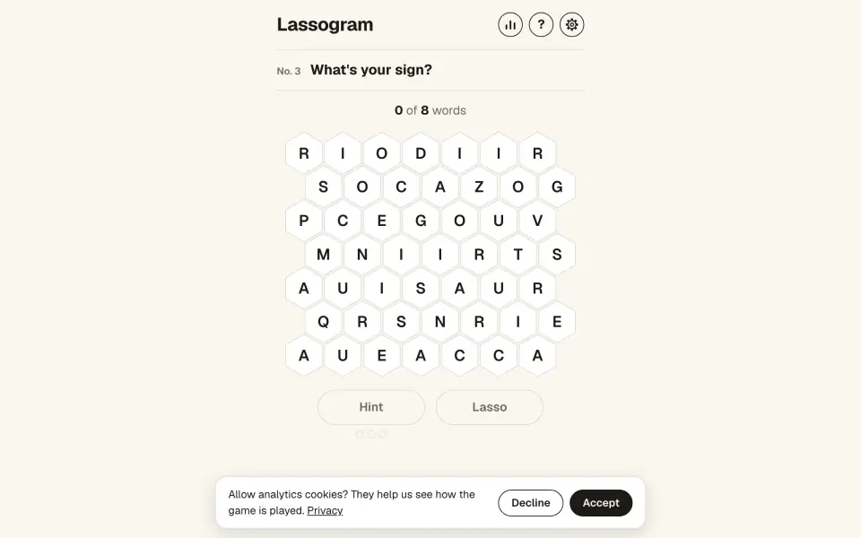 Lassogram screenshot