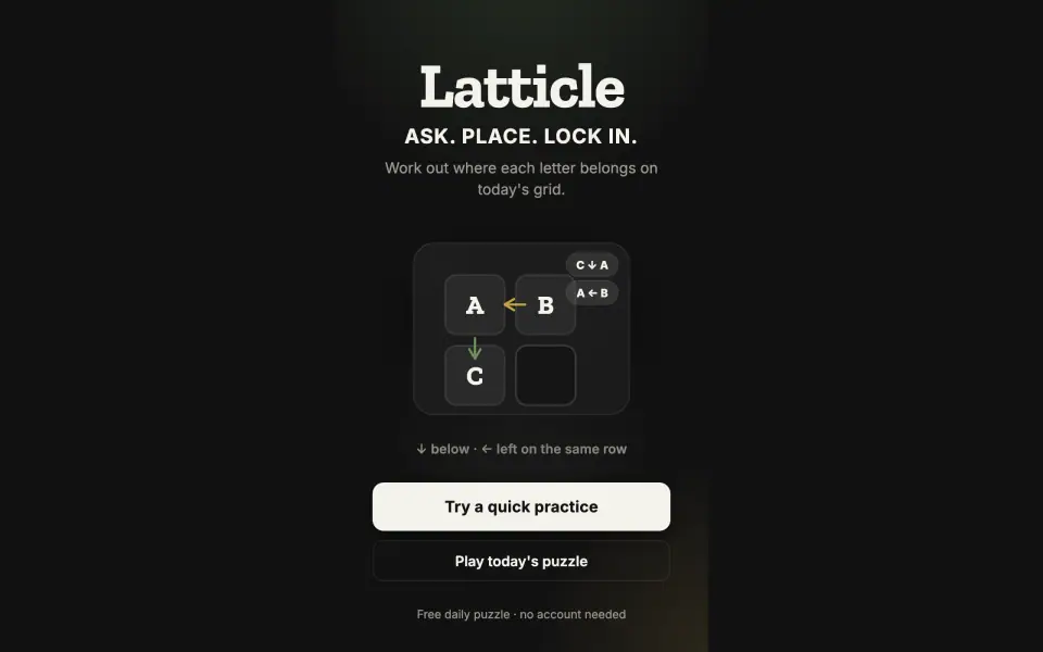 Latticle screenshot