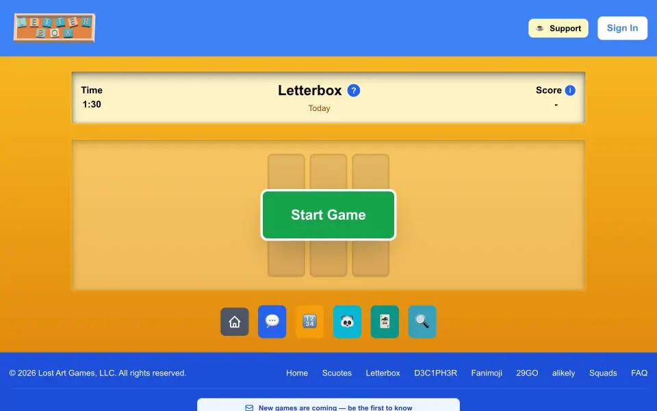 Letterbox screenshot