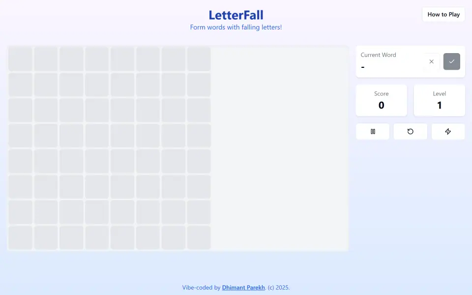LetterFall screenshot