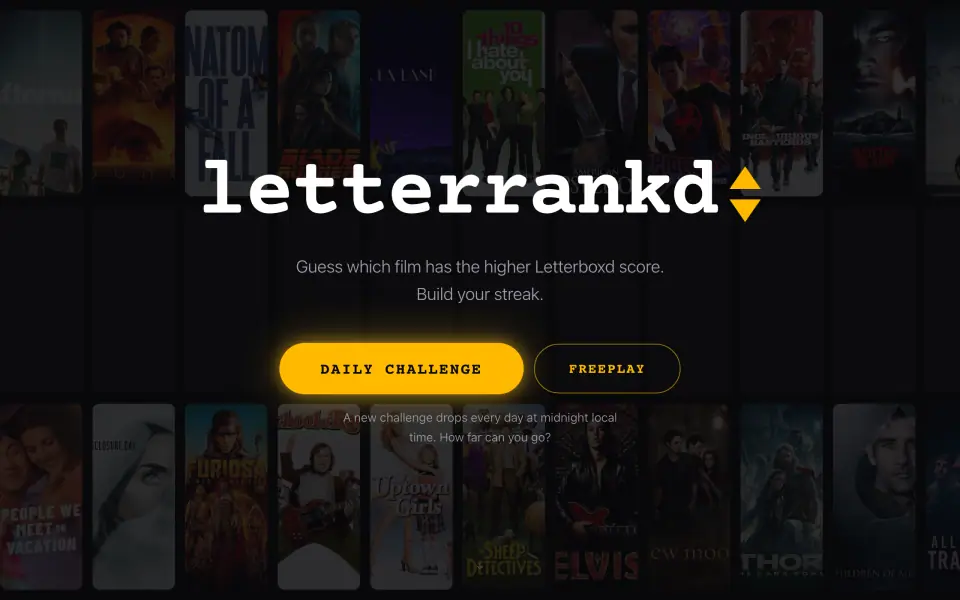 Letterrankd screenshot