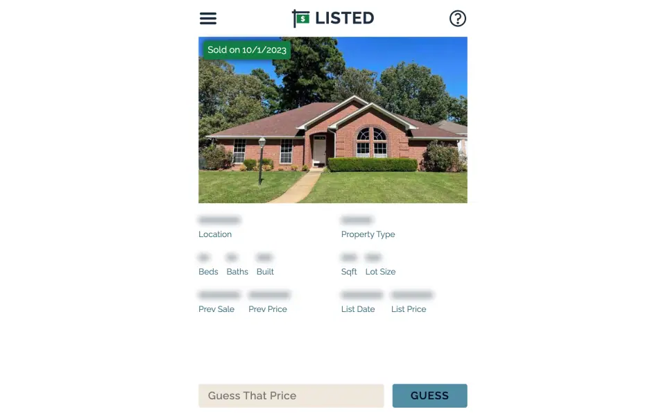 Listed screenshot
