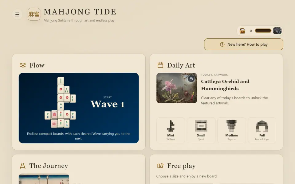 Mahjong Tide screenshot
