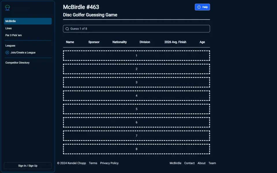 McBirdle screenshot
