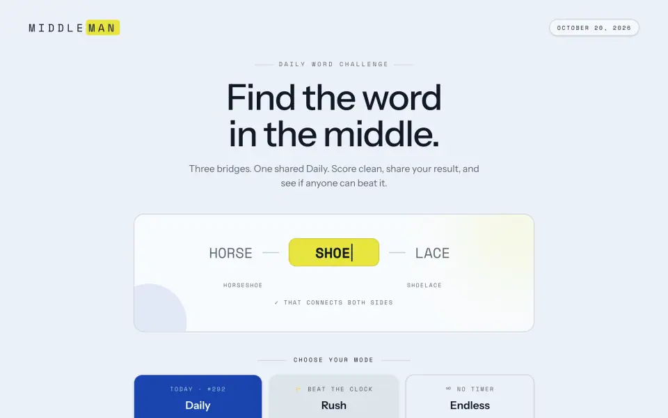 Middleman screenshot