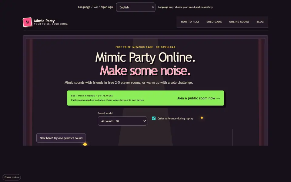 Mimic Party screenshot