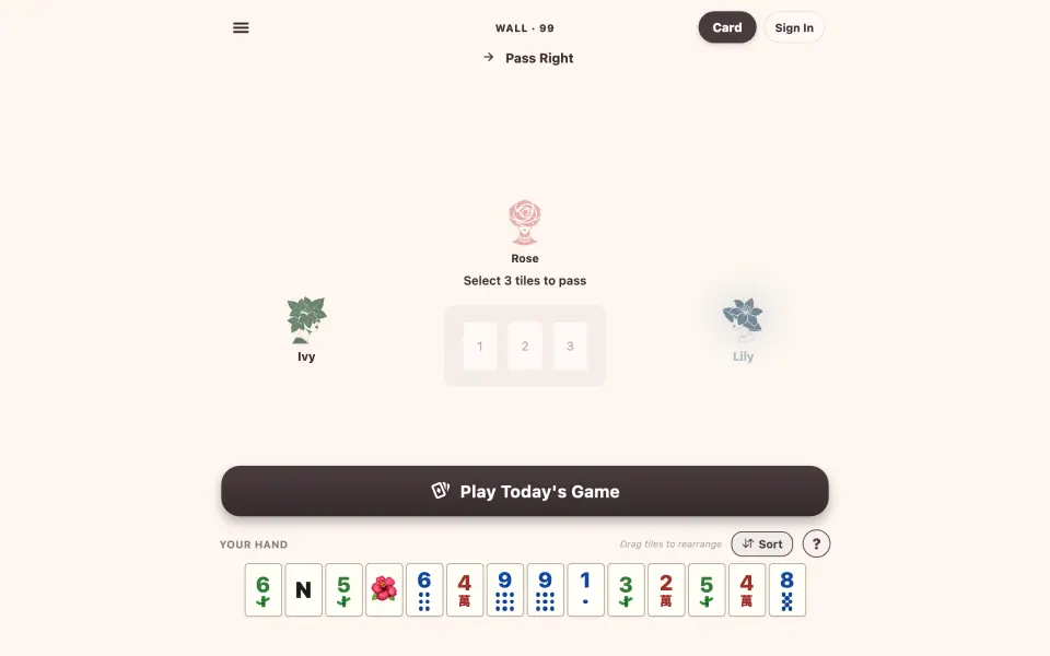 Mini Mahj screenshot