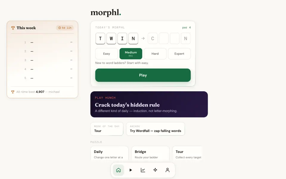 Morphl screenshot