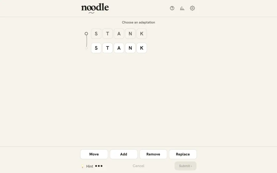 Noodle screenshot