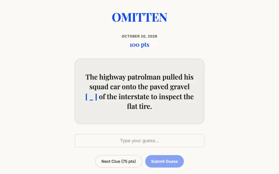 Omitten screenshot
