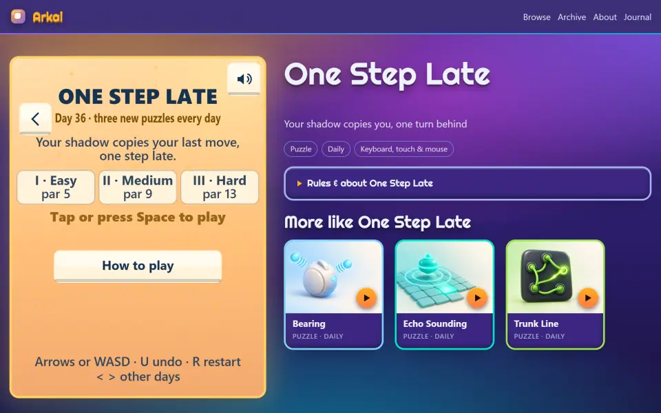 One Step Late screenshot