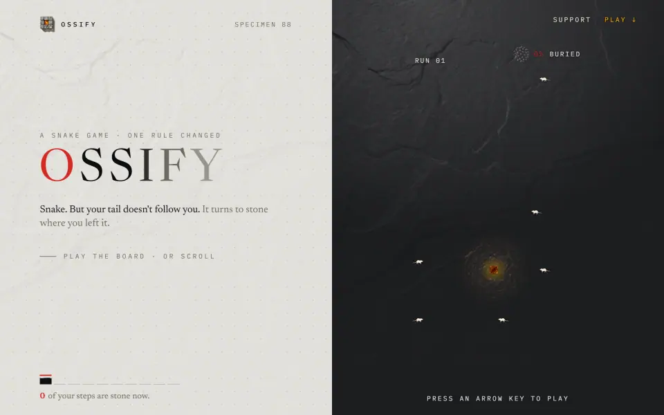 Ossify screenshot