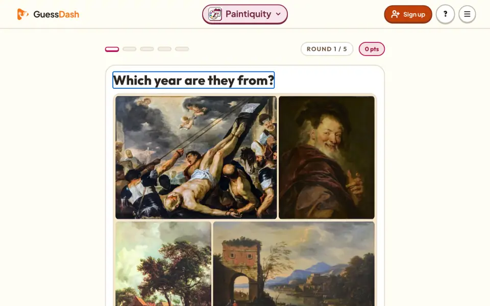 Paintiquity screenshot