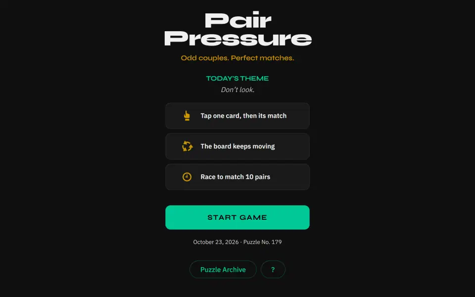 Pair Pressure screenshot