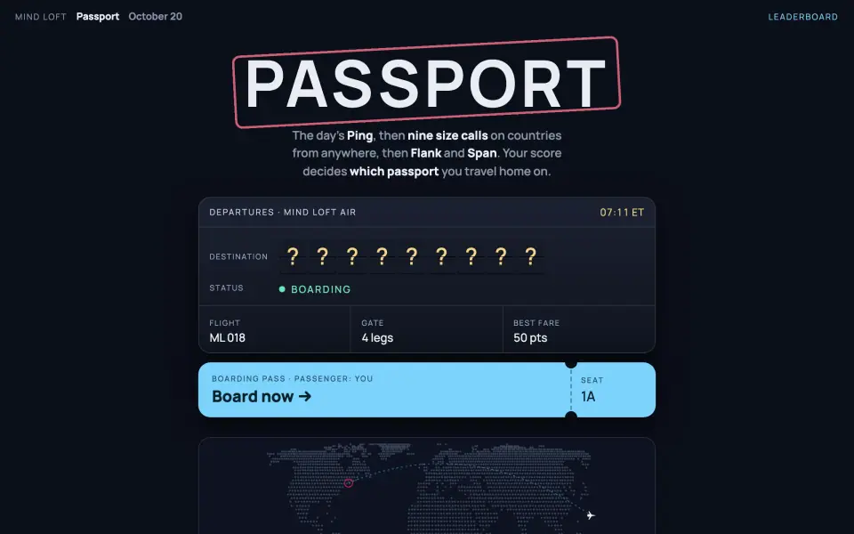 Passport screenshot