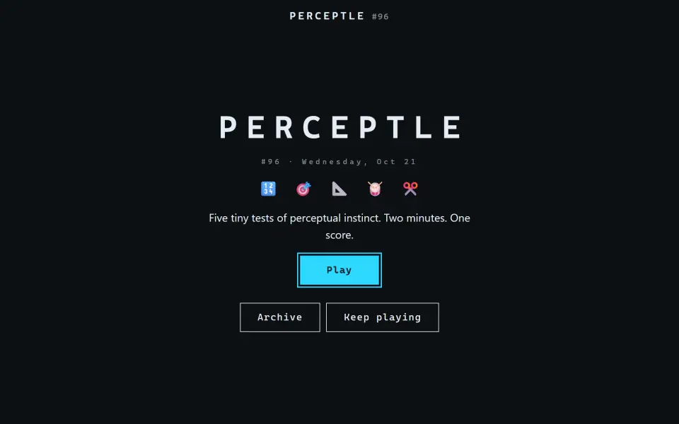 Perceptle screenshot