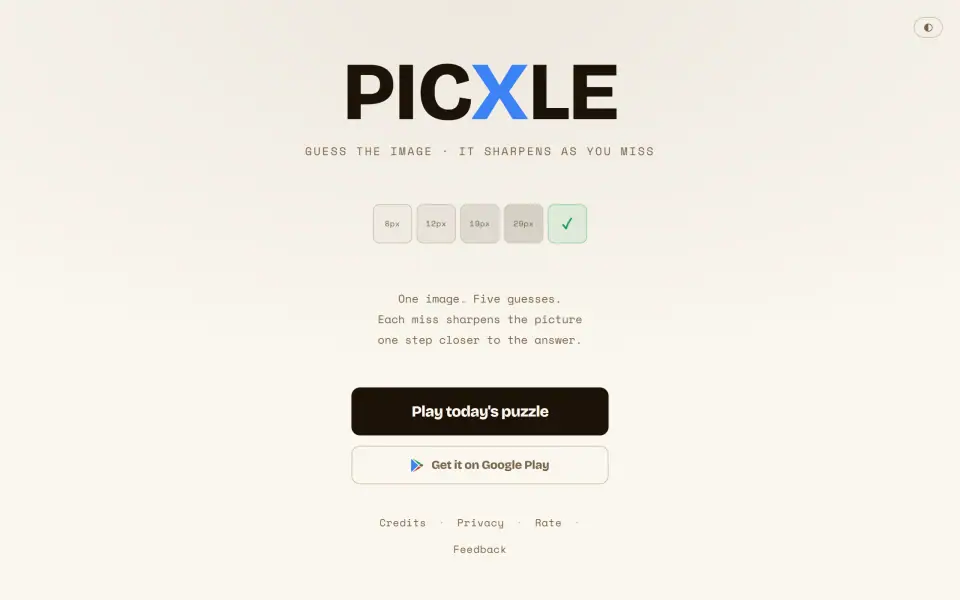 Picxle screenshot