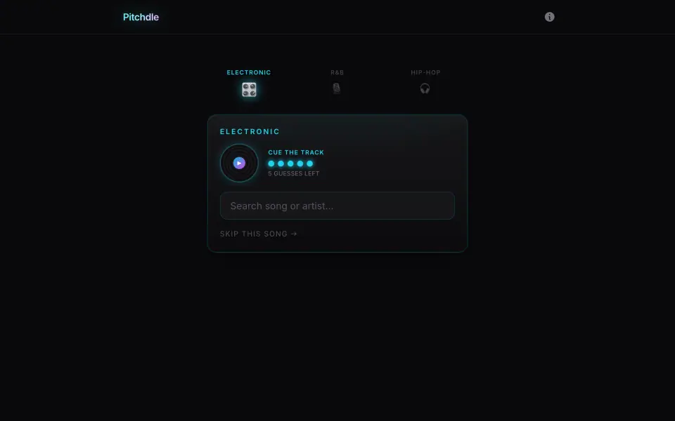 Pitchdle screenshot