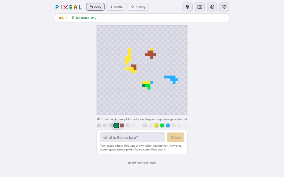 Pixeal screenshot
