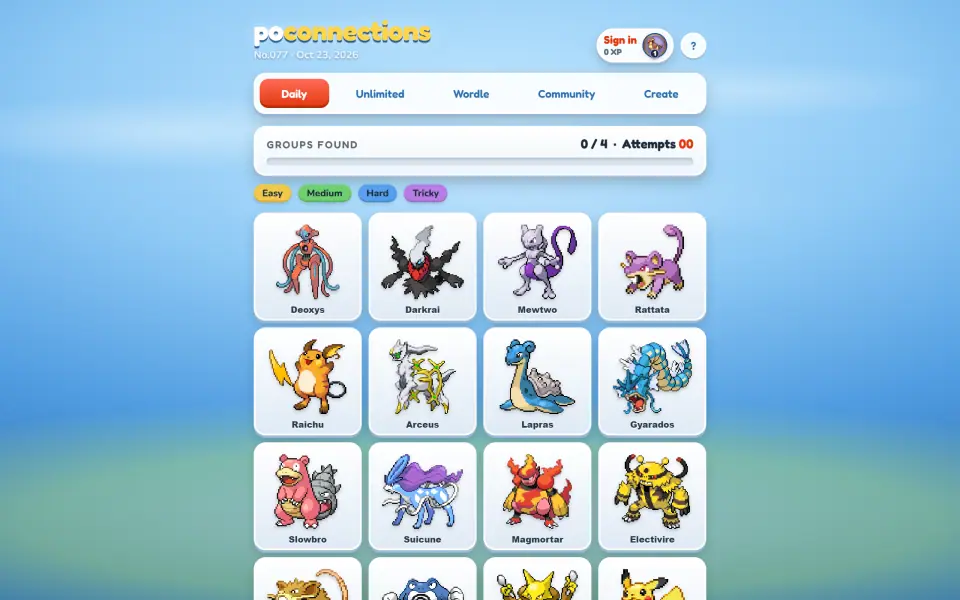Poconnections screenshot