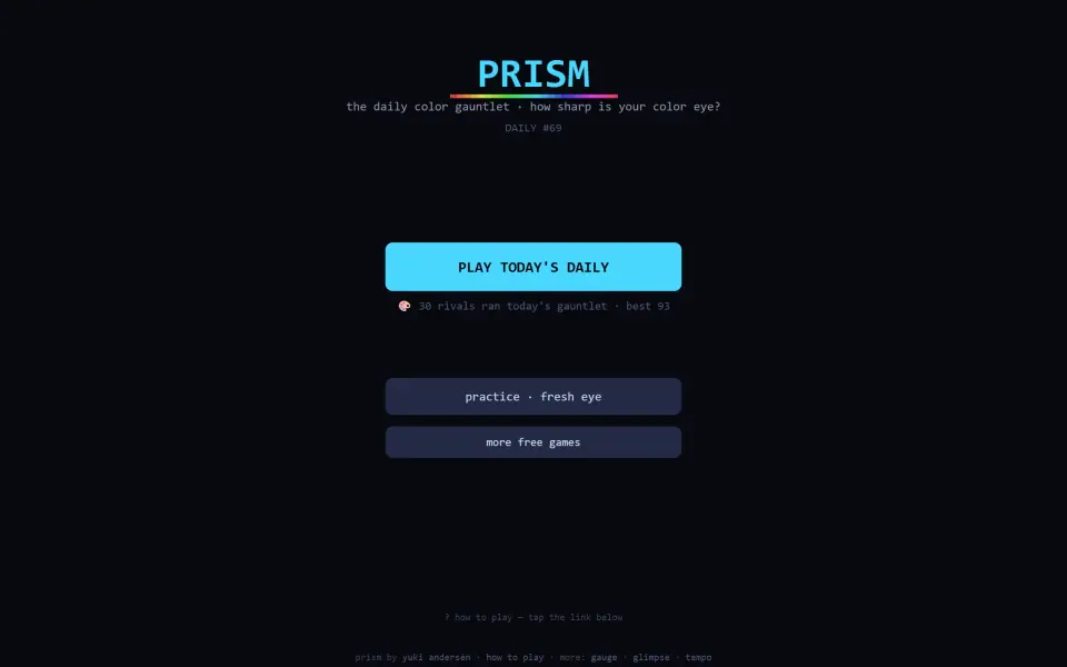 Prism screenshot