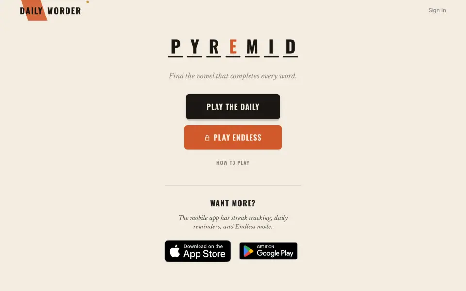 Pyramid screenshot