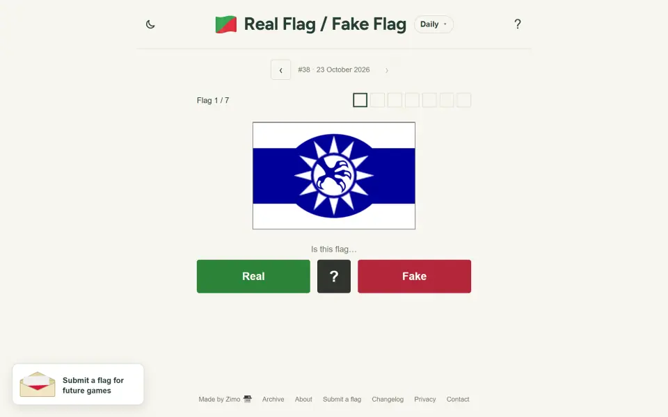Real Flag / Fake Flag screenshot